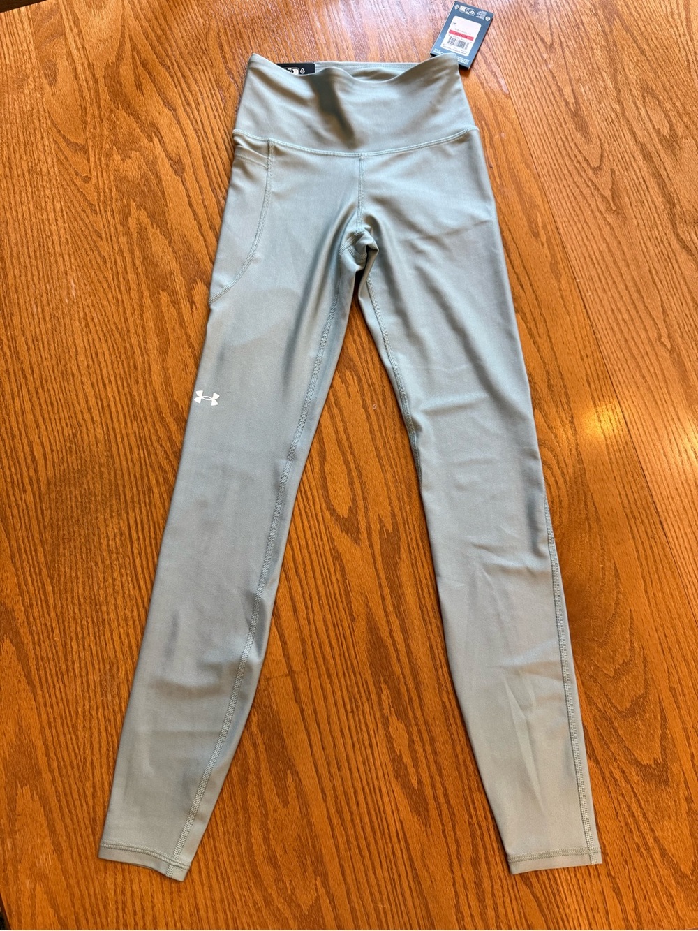 Under Armour Sage Green Compression Leggings - XS